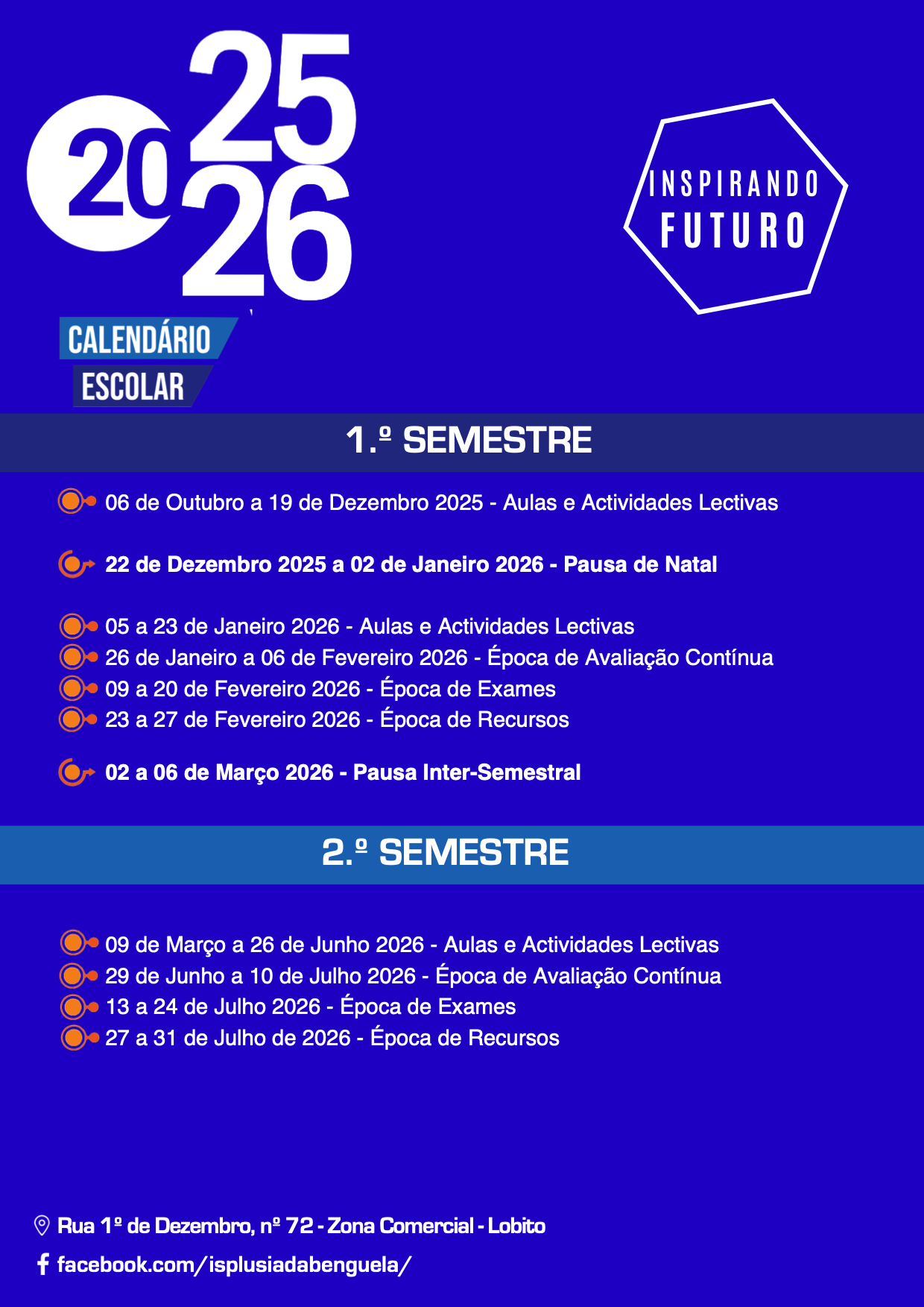 Calendário Acadêmico 2024/2025